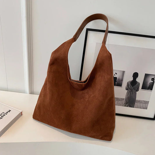 Nora | Suede Tote Bag