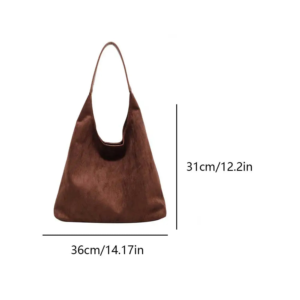 Nora | Suede Tote Bag