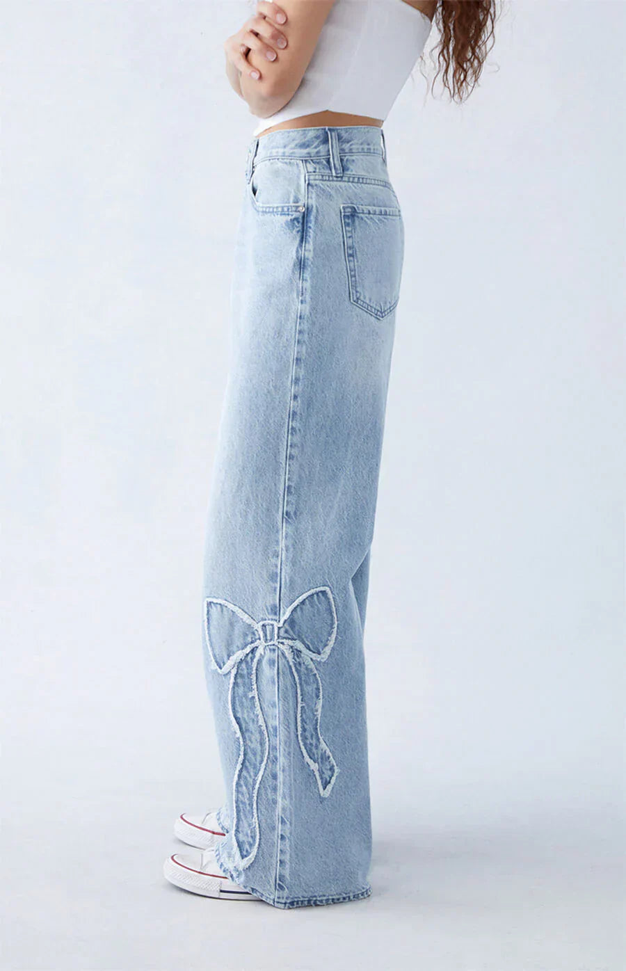 Belle | Baggy Bow Jeans