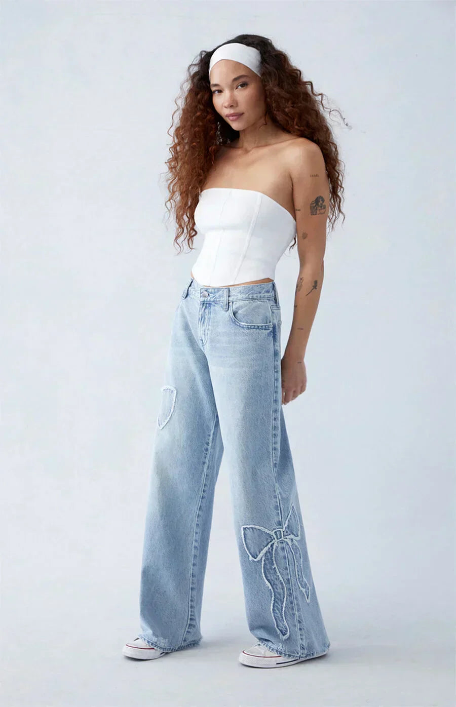 Belle | Baggy Bow Jeans